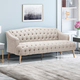 Tufted Fabric 3 Seater Sofa - NH683013
