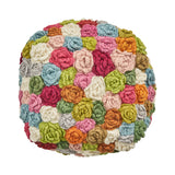 Boho Wool Ottoman Pouf - NH733903