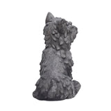 Outdoor Terrier Dog Garden Statue, Antique Gray Finish - NH552903