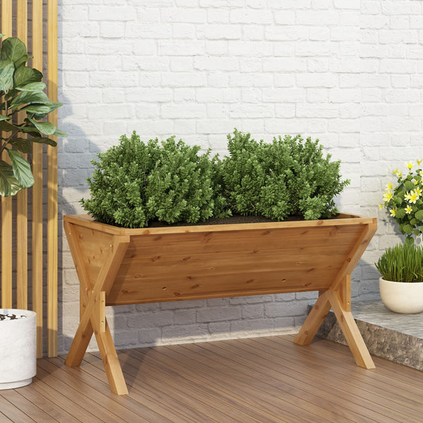 Outdoor Firwood Plant Trough - NH045513