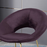 Modern Glam Velvet Accent Chair - NH544113