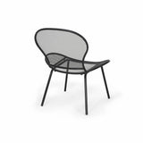 Tristian Modern Outdoor Iron Club Chair (Set of 2)