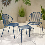 Outdoor Modern Iron 2 Seater Chat Set - NH627013