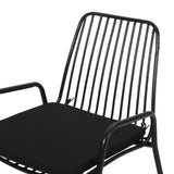Outdoor Modern Iron 2 Seater Chat Set with Cushions - NH537013