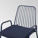 Outdoor Modern Iron 2 Seater Chat Set with Cushions - NH537013