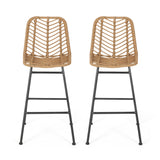 Outdoor Wicker Barstools (Set of 2) - NH189903