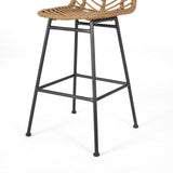 Outdoor Wicker Barstools (Set of 4) - NH750013