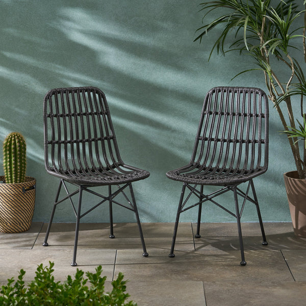 Outdoor Wicker Dining Chair (Set of 2) - NH199903