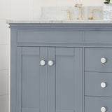 60" Wood Bathroom Vanity (Counter Top Not Included) - NH448703