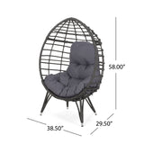 Indoor Wicker Egg Chair with Cushion - NH123113