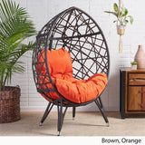 Indoor Wicker Egg Chair with Cushion - NH323113