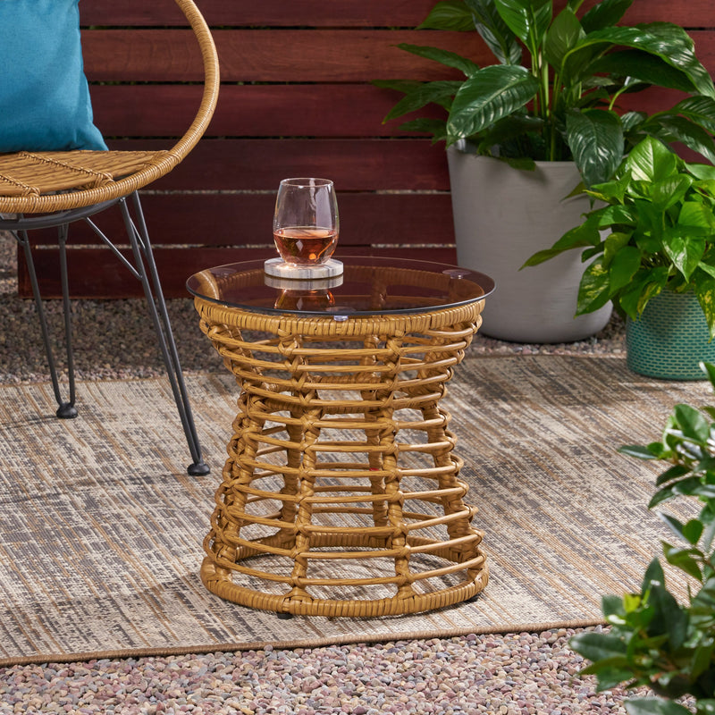 Outdoor Wicker Side Table - NH692113