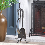 Iron Fireplace Tool Set - NH955013