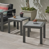 Outdoor Aluminum Side Table (Set of 2) - NH501903