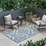 Outdoor Damask Area Rug - NH925803