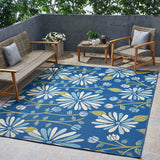 Outdoor Floral Area Rug - NH535803