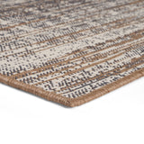 Outdoor Contemporary Area Rug, Gray and Beige - NH945803