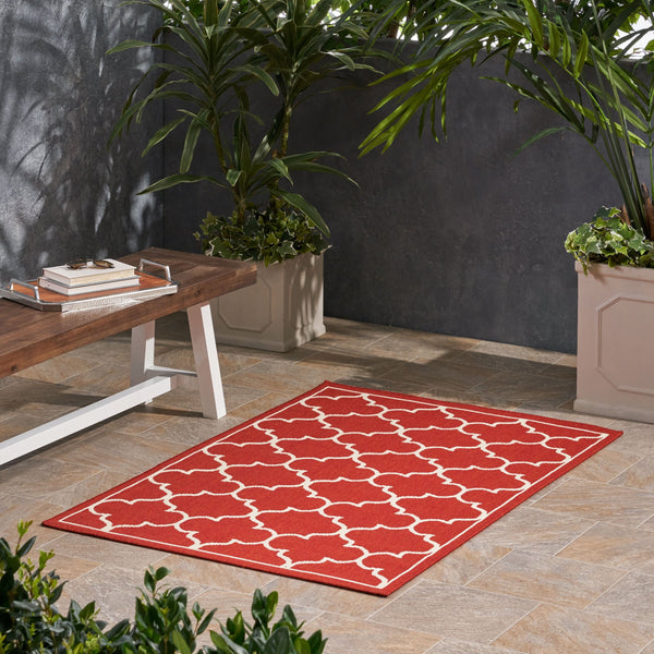 Outdoor Trefoil Area Rug - NH555803