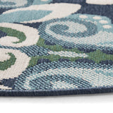 Outdoor Medallion Area Rug - NH855803