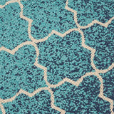 Outdoor Ombre Area Rug, Blue and Ivory - NH375803