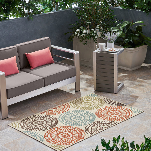 Outdoor Medallion Area Rug - NH295803