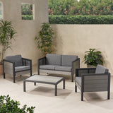 Outdoor 4 Seater Chat Set with Cushions - NH961113