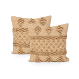 Boho Cotton Chindi Throw Pillow (Set of 2) - NH216013