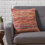 Boho Cotton and Wool Pillow Cover - NH926013