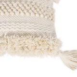Boho Yarn and Cotton Throw Pillow - NH202213