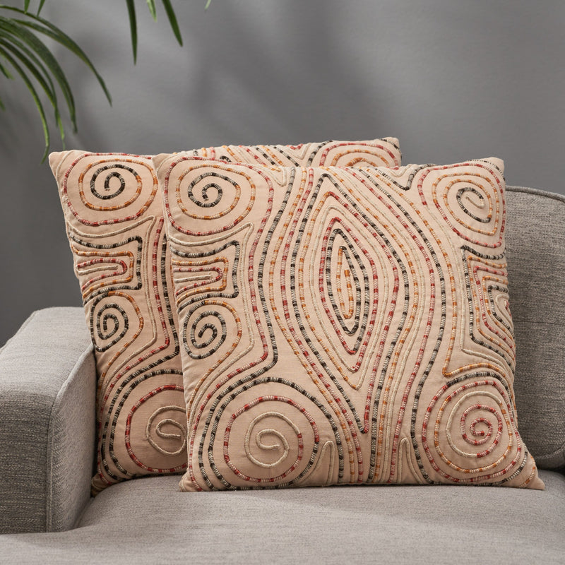 Cotton Throw Pillow (Set of 2) - NH401113