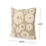 Boho Cotton Throw Pillow - NH452113