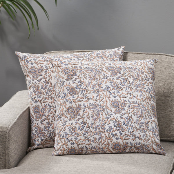 Modern Fabric Throw Pillow Cover (Set of 2) - NH599013
