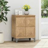 Handcrafted Boho Mango Wood Cabinet - NH519013