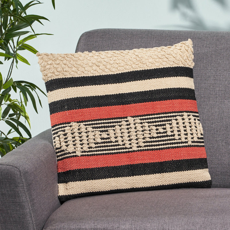 Boho Cotton Throw Pillow - NH565113