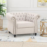 Chesterfield Fabric Club Chair - NH463013