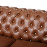 Traditional Chesterfield Loveseat and Club Chair Set - NH072313