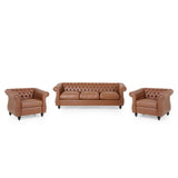 Traditional Chesterfield 3 Piece Living Room Set - NH172313