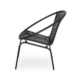 Outdoor Modern Faux Rattan Club Chair (Set of 2) - NH960113