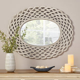 Modern Braided Weave Mirror - NH625113