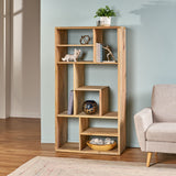 Scandinavian Design Mango Wood Etagere Bookshelf - NH720113