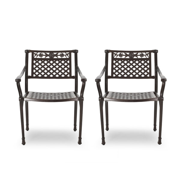 Outdoor Aluminum Dining Chair (Set of 2) - NH723213