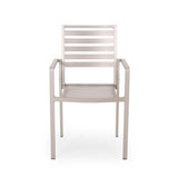 Outdoor Modern Aluminum Dining Chair (Set of 2) - NH958013