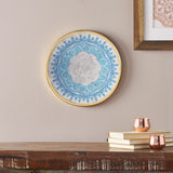 Oriental Round Tempered Glass Wall Accessory - NH930113