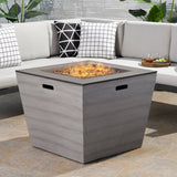 Outdoor Modern 30-Inch Square Fire Pit - NH934113