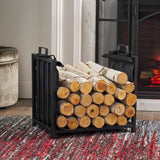 Cosada Iron and Canvas Fireplace Log Holder - NH636113