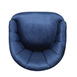 Modern Glam Channel Stitch Velvet Club Chair - NH628413