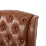 Contemporary Wingback Tufted Swivel Office Chair - NH931313