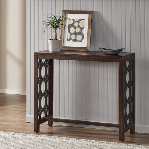 Contemporary Mango Wood Console Table - NH727113