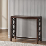 Contemporary Mango Wood Console Table - NH727113