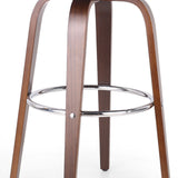 Mid-Century Modern Upholstered Swivel Barstool - NH661413